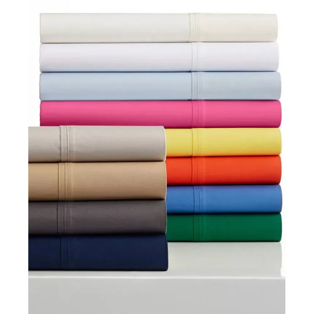 Ralph Lauren RL464 Percale Twin Flat & Fitted Sheet Set Monaco Pink Rtl $180